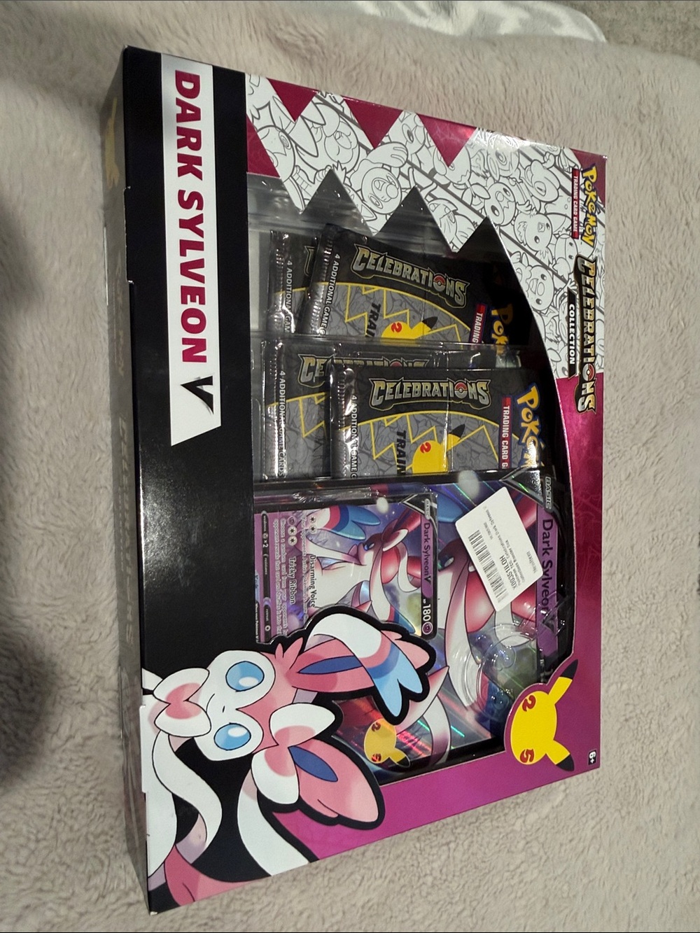 Pokemon Dark Sylveon V Box - Pink, White, Black